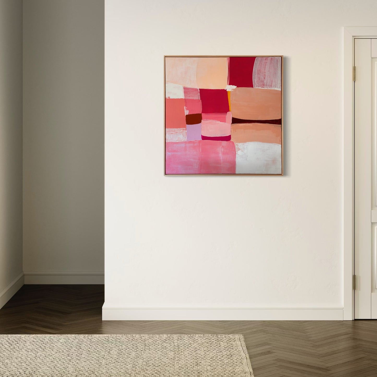 Memories 22 - 'Cotton candy drift' | 100x100 cm