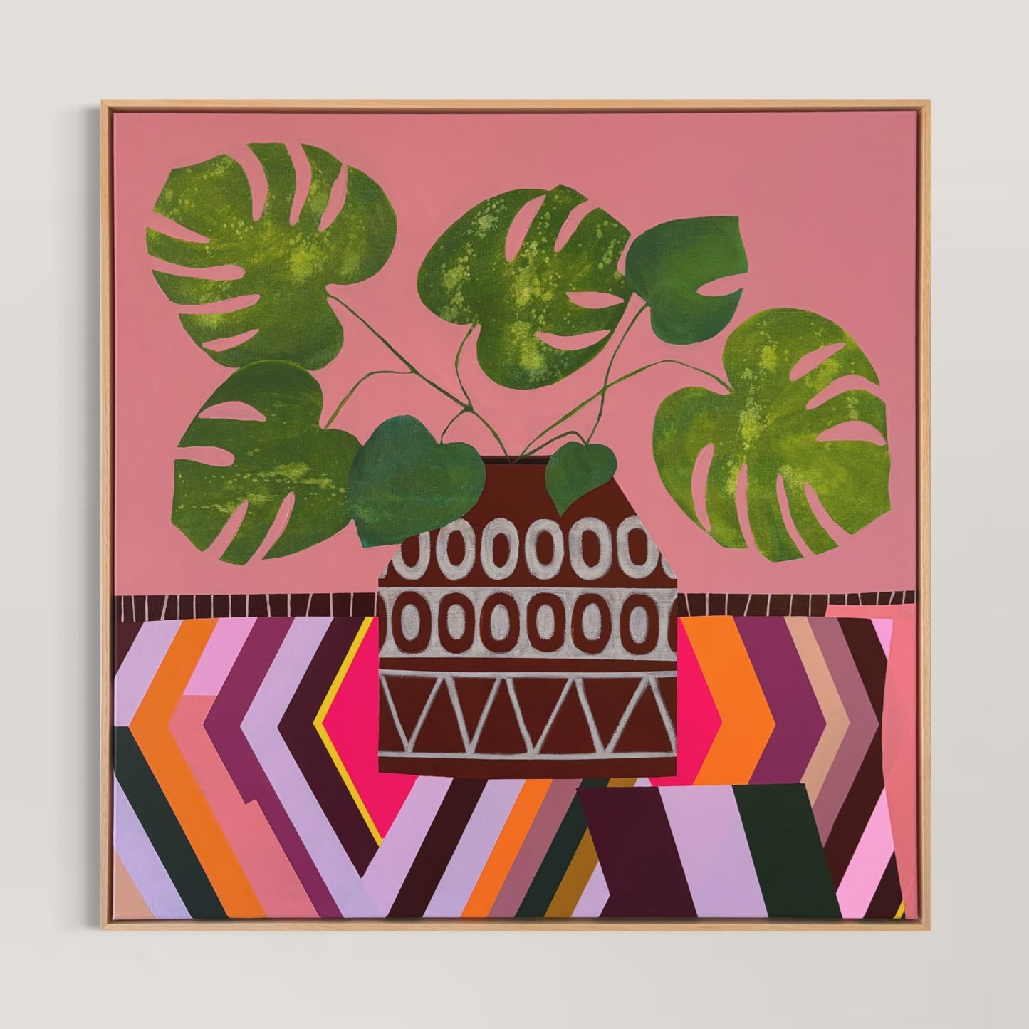 Plant Portraits - 'Bold Textile' | 100x100 cm