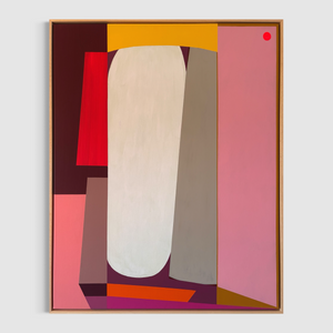 Building Blocks (Bordeaux) | 100x80 cm