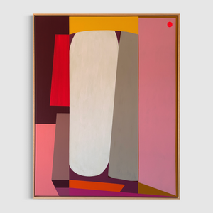 Canvas print - Building Blocks (Bordeaux) | Diverse formaten