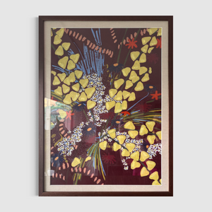 Oil pastel - 'Velvet bouquet' | 70x50 cm