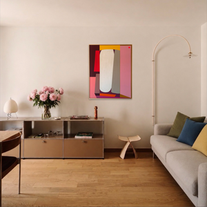 Canvas print - Building Blocks (Bordeaux) | Diverse formaten