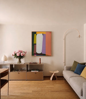 Canvas print - Building Blocks (Moss) | Diverse formaten