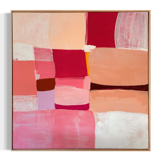 Memories 22 - 'Cotton candy drift' | 100x100 cm