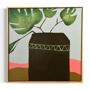 Plant Portraits - 'Growing towards morning'  |  60x60 cm