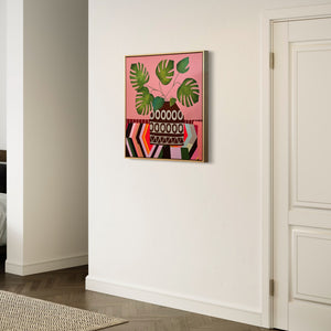 Plant Portraits - 'Bold textile' 02 |  80x80 cm